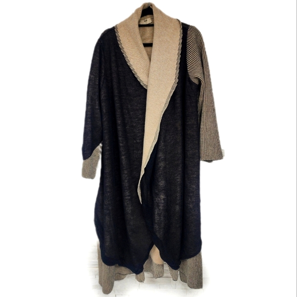 🇮🇹 Gorgeous Long Cardigan in Pure Wool, by Fuzzi S. Giovanni in Marciano - Picture 4 of 11